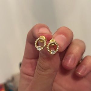 Adorable circle earrings